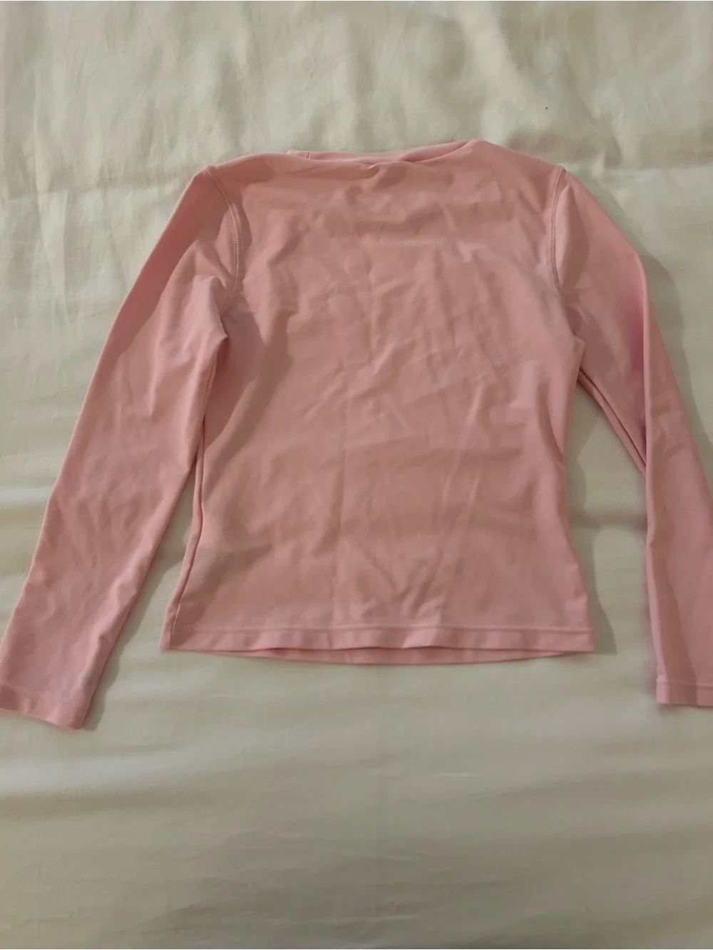 Old Navy Pink Long-Sleeve Girls' Rashguard with Sun Graphic